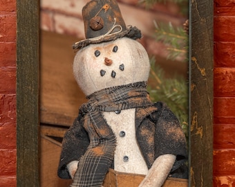 Wall Art, Framed Snow Twins, Winter Decor, Winter Wall Hanging, 16x20 11x14 8x10, Festive Home Decor, Winter Snow Picture, Christmas