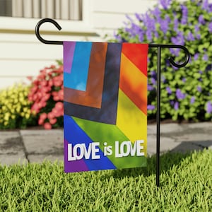 Love is Love Pride Garden Flag
