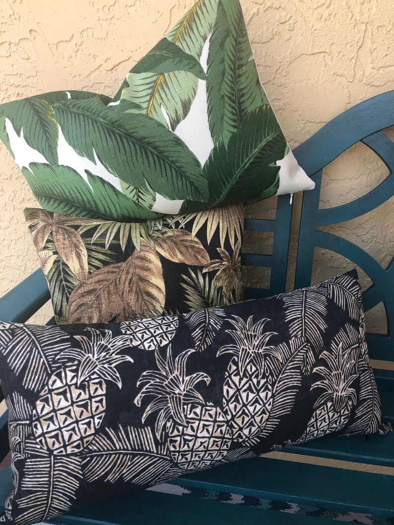 Tommy Bahama Outdoor Decorative Pillow Cover Cover Tropical Etsy