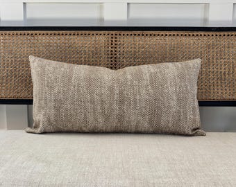 Brown Chenille Diamond Throw Pillows: Woven Designer Pillow Covers 18X18 20X20 22X22 24X24 Euro Sham Lumbar Lowcountry