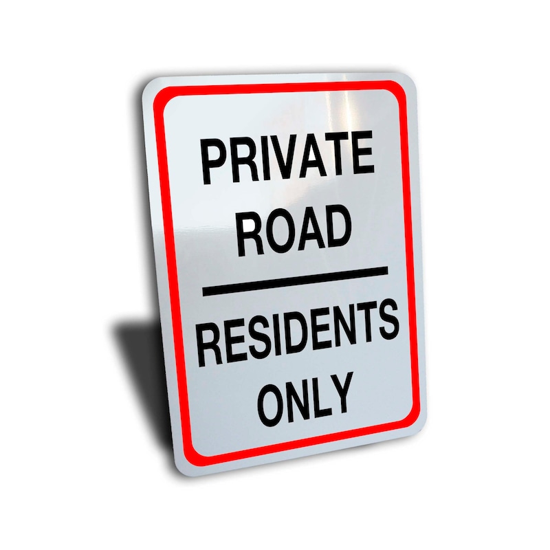 Resident Only Signs - Etsy