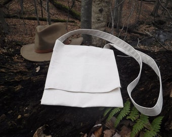 Traditional 18th / 19th Century Canvas Haversack Possibles Bag