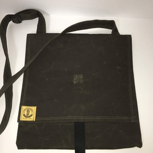 Haversack - Handmade in USA - Wax Canvas Shoulder Bag