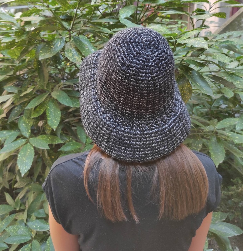 Bucket Hat Knitting Pattern, Panama Hat Pattern, Wide Brim Knit Hat Pattern, Unique Women's