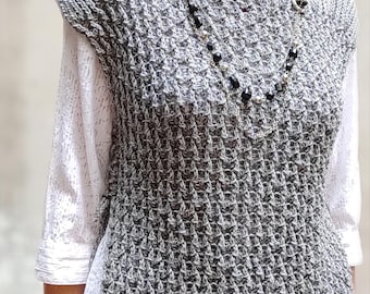 トップス Matsufuji Raven Pattern knit Vest MATSUFUJI RAVEN PATTERN KNIT VEST
