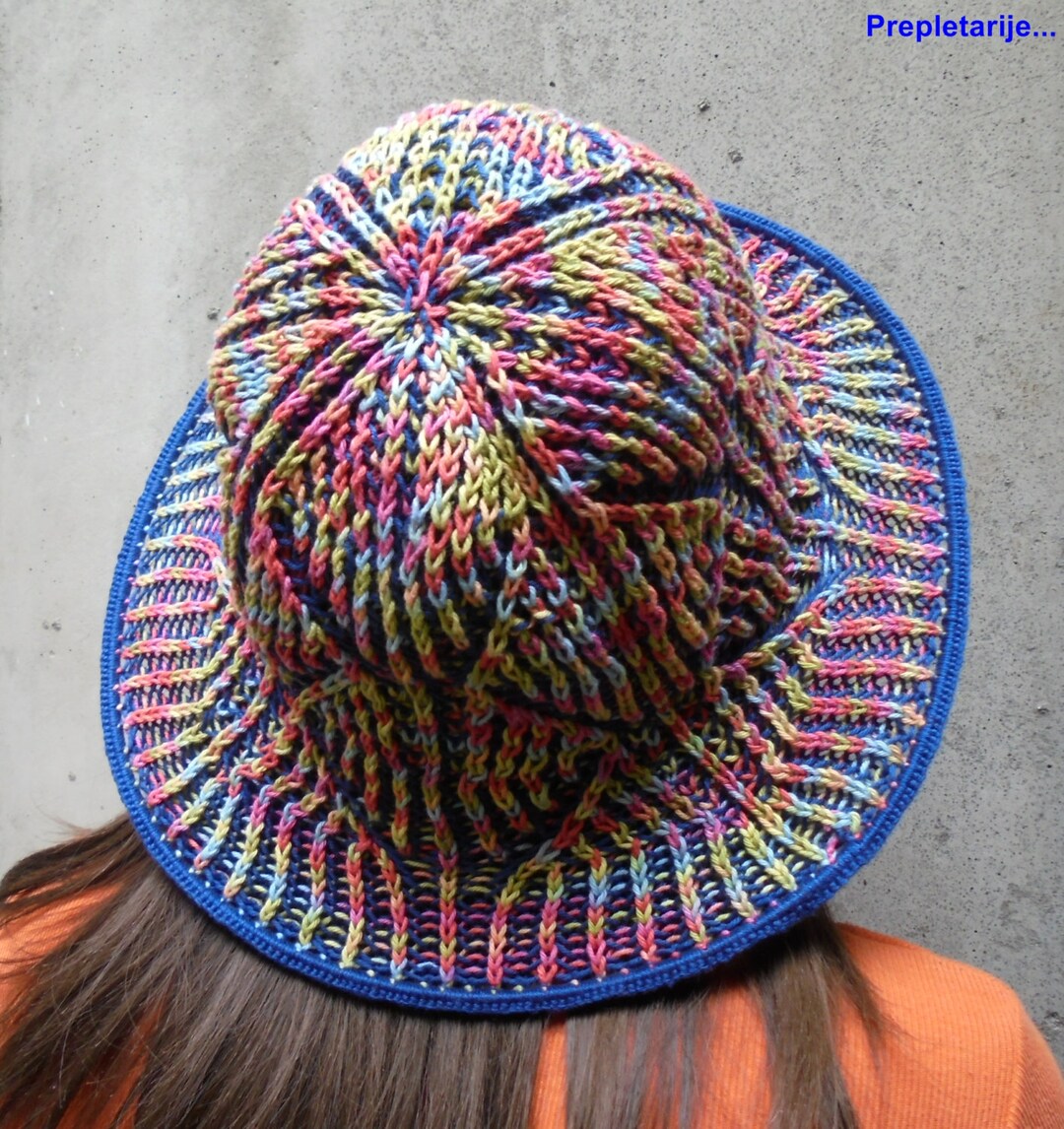 Women's Bucket Sun Hat Colorful Brimmed Hat Cotton Sun Hat Etsy UK