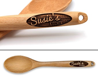 Mothers Day Gift, Personalized Wooden Spoon, Personalized Spoon, Wooden Spoon, Gift for Her, Baking Gift, Cooking Gift, Engraved Spoon