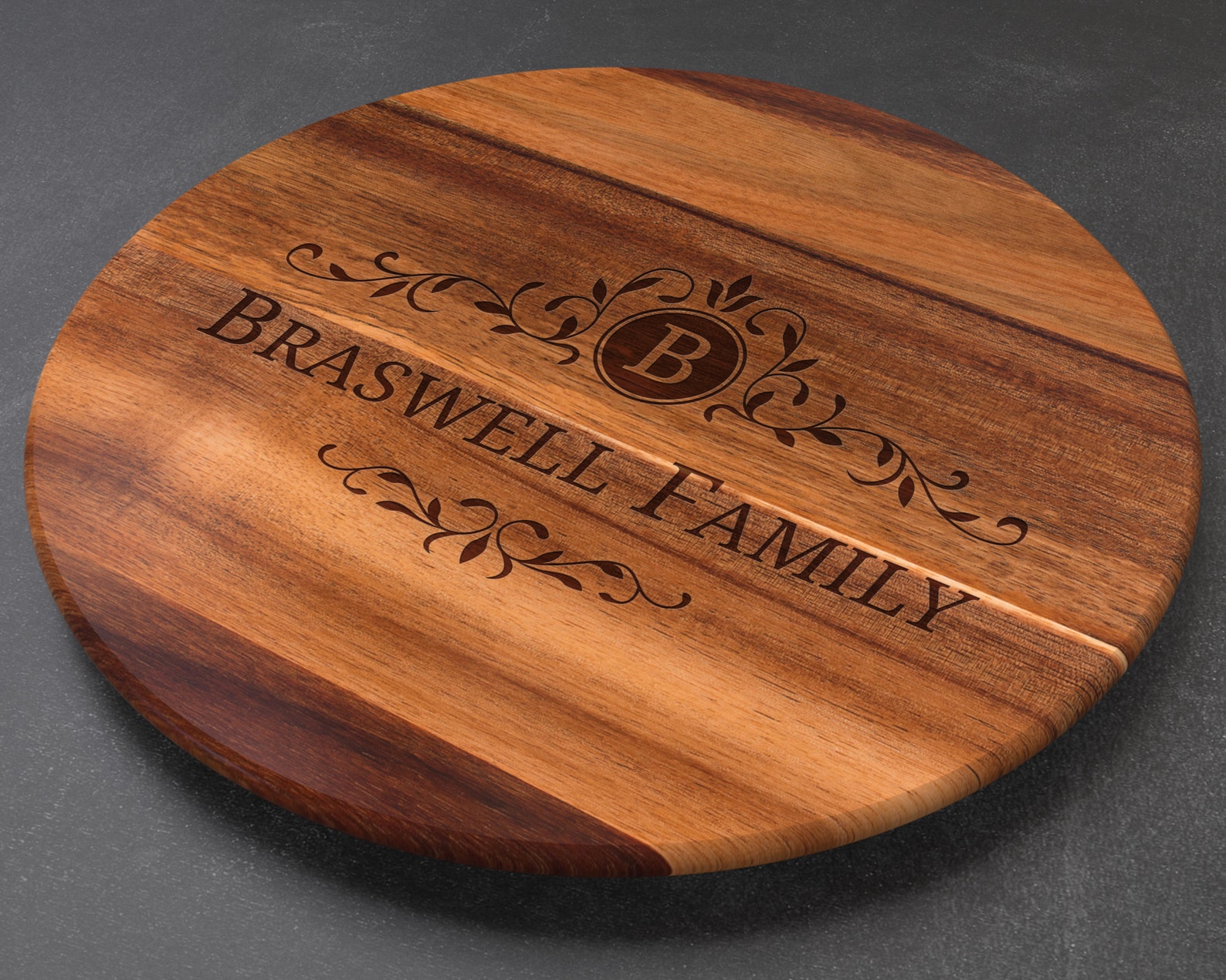 Wood Lazy Susan Wooden Lazy Susan Large Lazy Susan Custom Etsy