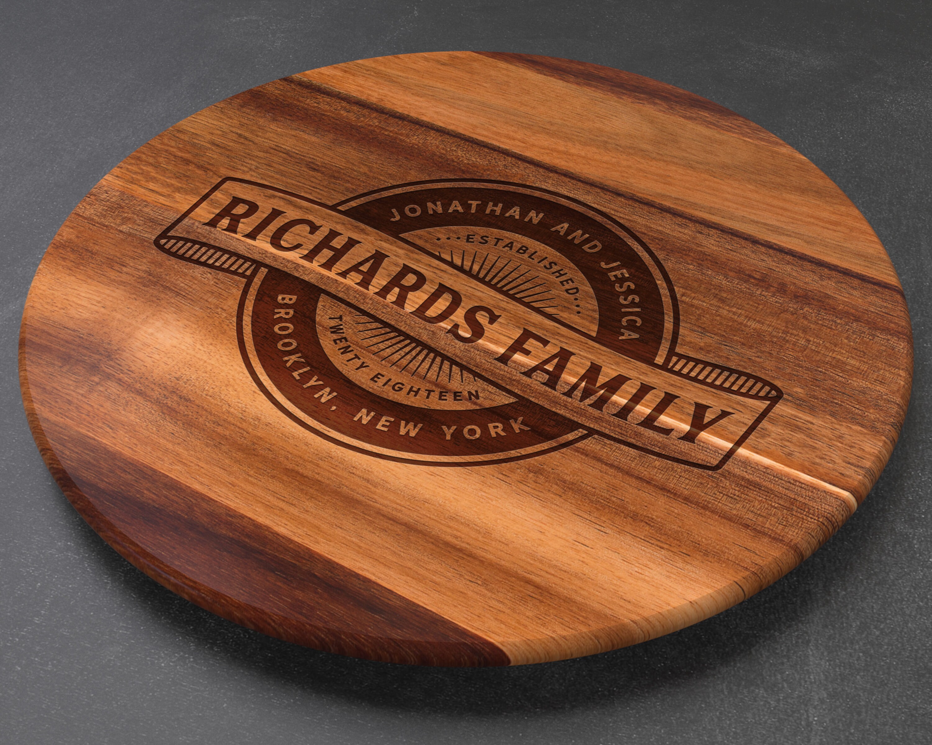 Personalized Lazy Susan Wedding Gift Personalized Wedding Etsy