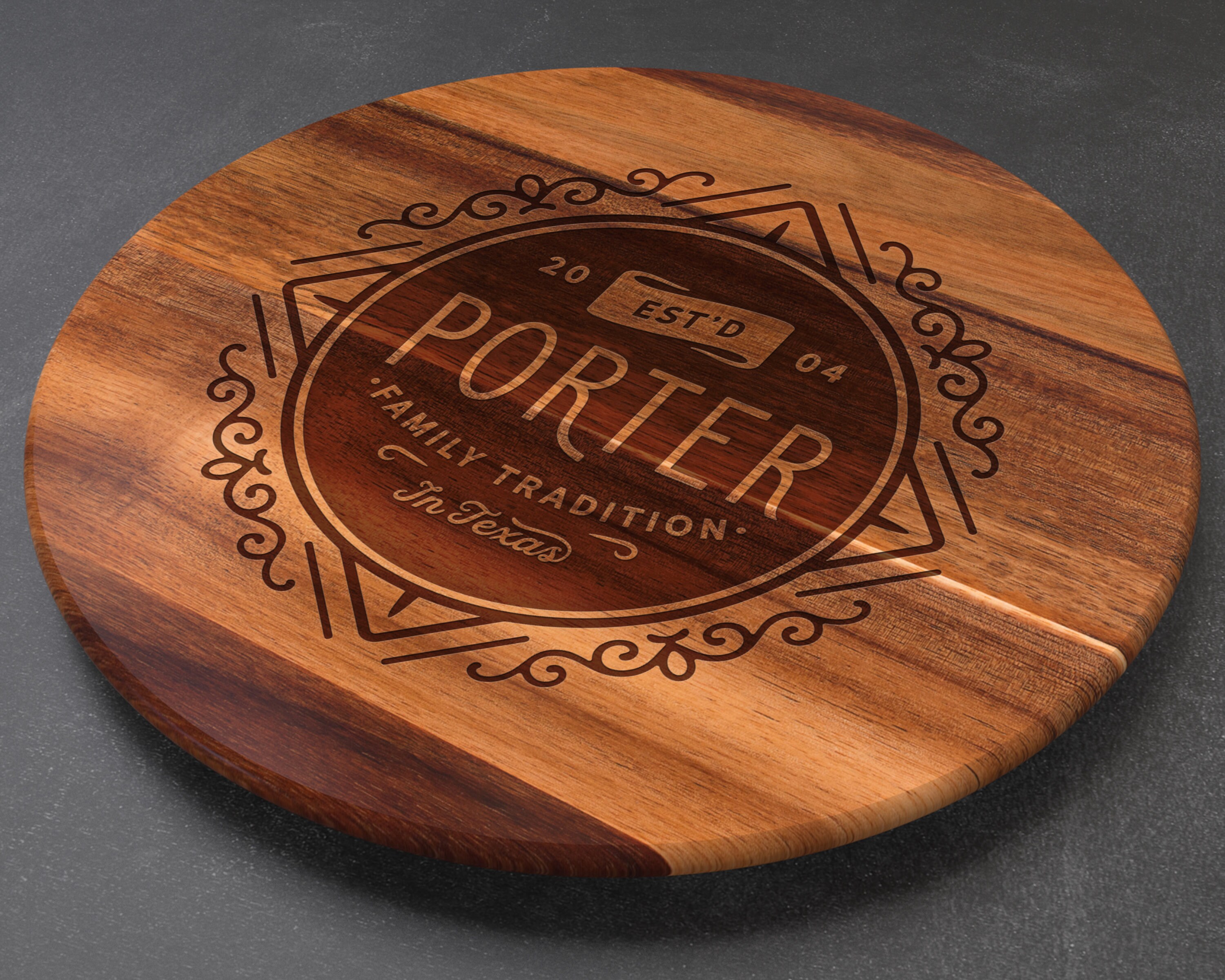 Personalized Lazy Susan Wedding Gift Personalized Wedding Etsy