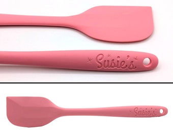 Personalized Spatula, Customized Silicone Spatula, Silicone Spatula, Gift for Her, Baking Gift, Cooking Gift, Embossed Spatula, Gift for Mom