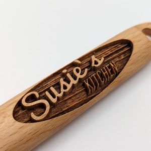 Personalized Wooden Spoon, Engraved Wooden Spoon, Personalized Spoon, Wooden Spoon, Gift for Her, Baking Gift, Cooking Gift, Engraved Spoon Bild 8