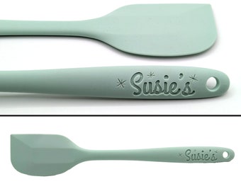 Personalized Spatula, Customized Silicone Spatula, Silicone Spatula, Gift for Her, Baking Gift, Cooking Gift, Embossed Spatula, Gift for Mom