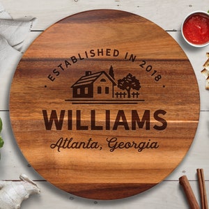 Lazy Susan Personalized, Wedding Gift, Custom Wedding Gift, Couples Gift, Engagement Gift, Housewarming Gift, Realtor Gifts, Just Married