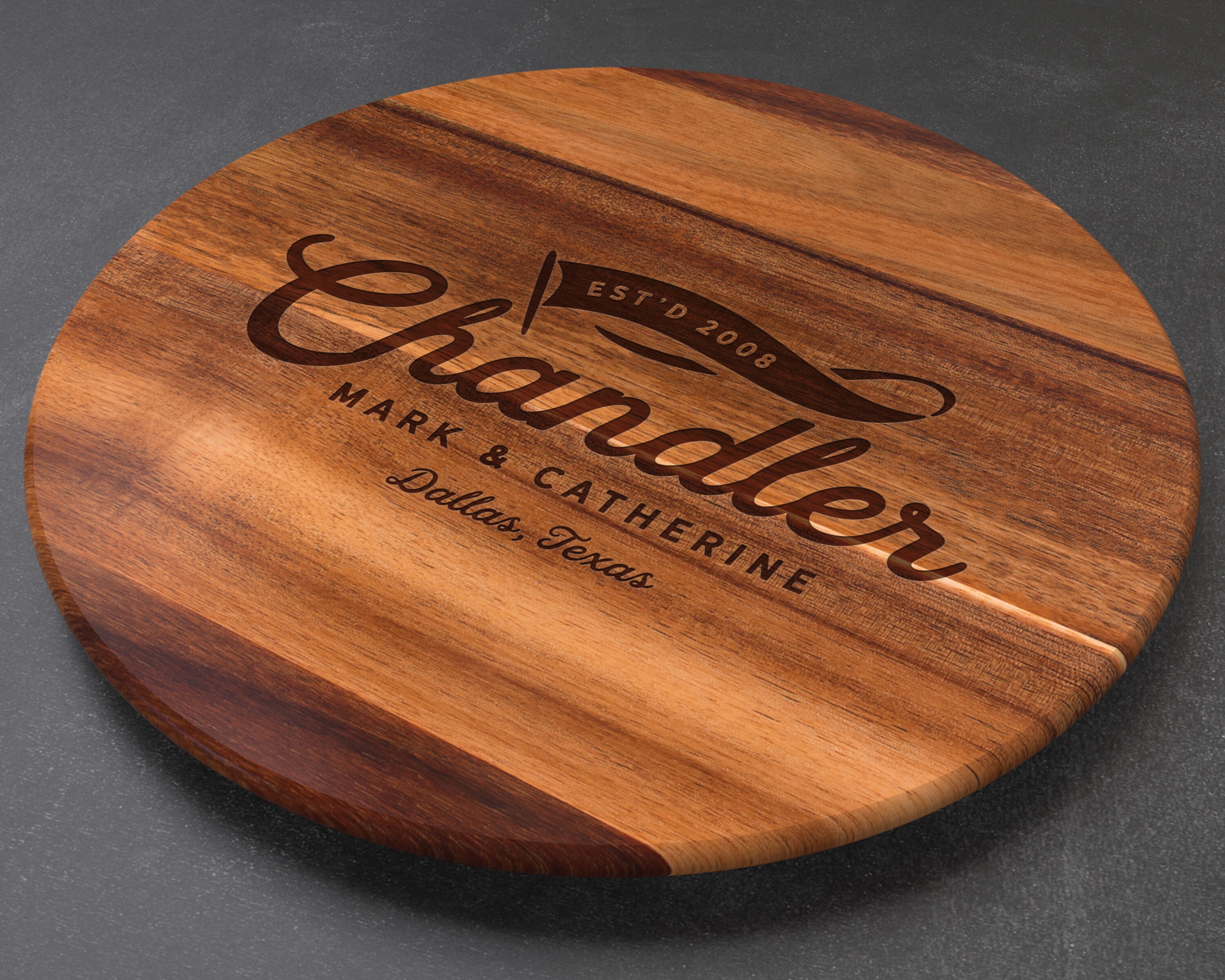 Personalized Lazy Susan Wedding Gift Personalized Wedding Etsy UK