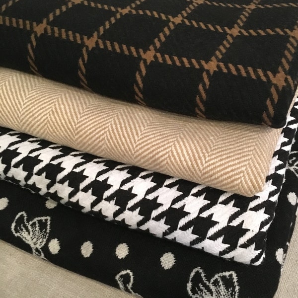 Throw Blanket | Windowpane Throw Blanket, Bow Throw Blanket, Houndstooth Throw Blanket, Plaid Throw Blanket, Housewarming Gift