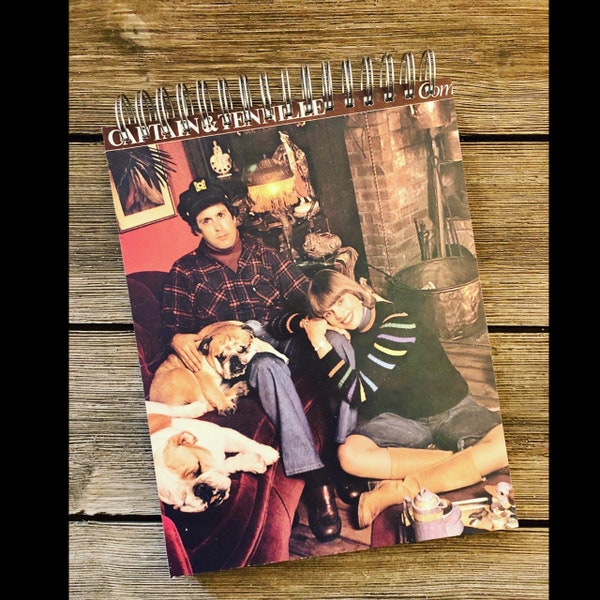 Vintage Album Cover Notebook - Captain & Tennille "Come In From the Rain"