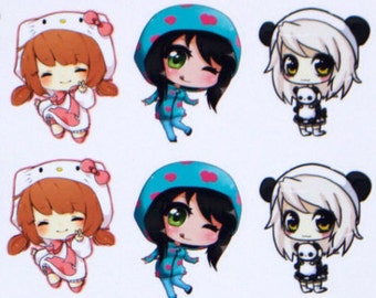 anime chibi girls fantasy