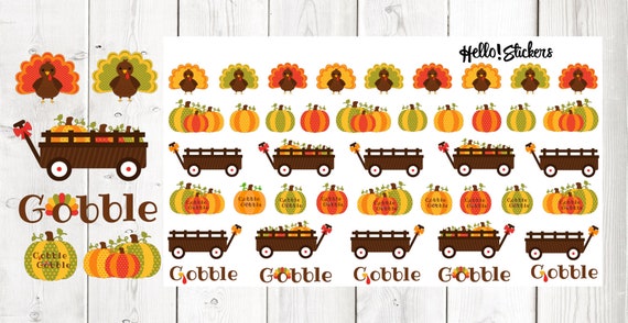 Turkey Sticker Chart