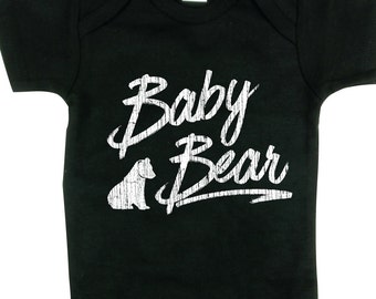 Baby Bear Outfit to Match with Mama Bear Shirt, Baby Announcement and Newborn Gift