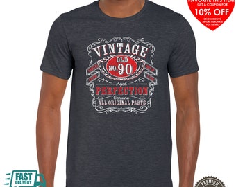 30th Mens Vintage Birthday Shirt, Aged to Perfection 30 Years Old