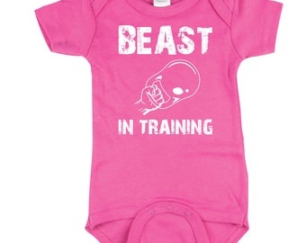 Baby Beast in Training - Funny Baby Outfit, Shower Gift