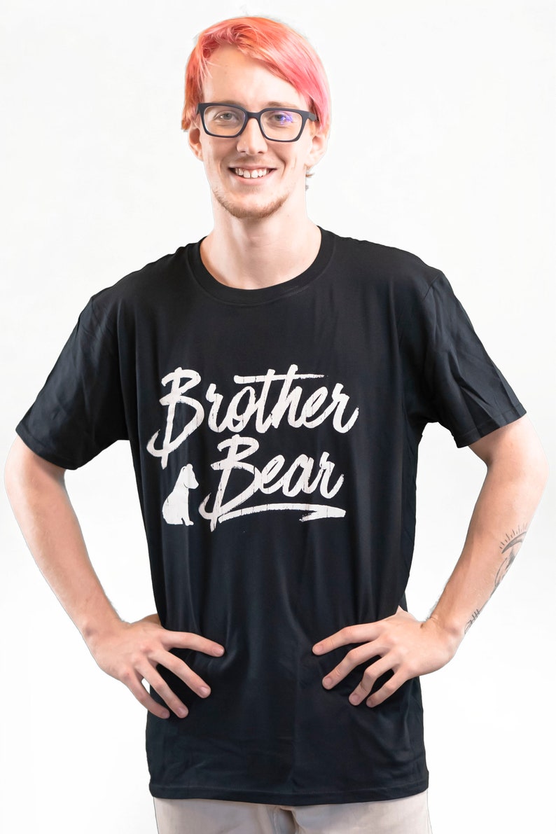 Brother Bear T Shirt Shirt for Brother New Brother Shirt Pregnancy Announcement Shirt image 1