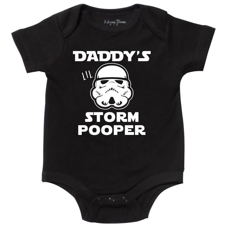 Daddy's Lil Storm Pooper Funny Star Wars Baby Outfit | Etsy