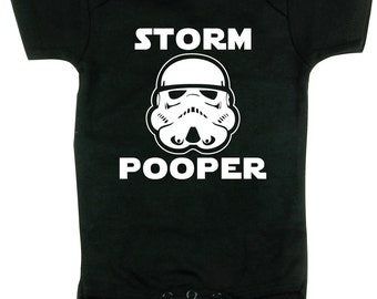 Storm Pooper - Funny Star Wars Baby Outfit, Shower Gift