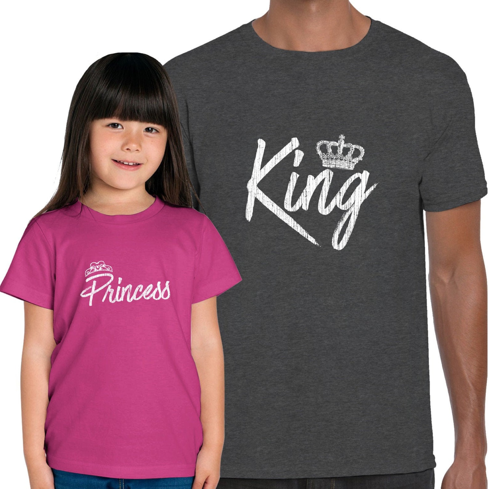 Dad Daughter Matching Shirts Princess and King Dad Daughter | Etsy