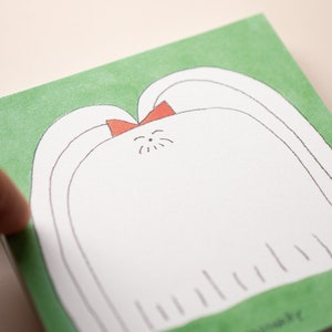 Korean Stash – Bloco de notas Ilustrações peculiares Borboleta Cachorro Gatos / Seoul Stash Papelaria Suprimentos para artesanato