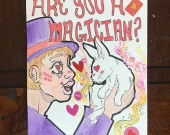 Magician Valentine #1 (6x4.5)