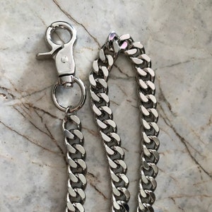 Biker Stainless Chain wallet  Stainless Steel Wallet Chain Biker Keychain Wallet Purse Chain Stainless Keychain Handmade Motorcycle Wallet
