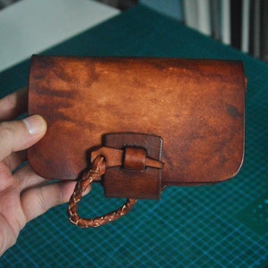 Personalized Leather Cell Phone Holster For Belt Handmade Leather Phone Case Custom Phone Case Gift for Him Gift for Men Gift for Dad