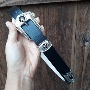 Handmade Men&#39;s Western Leather Belt Personalized Leather Belts Genuine Full Grain Leather Belt Removable Buckle Cowboy Belt Cowhide Strap