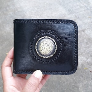 Personalisierte Leder Herren Brieftasche Leder Bifold Brieftasche Leder Benutzerdefinierte Brieftasche Jubiläum Geschenk für ihn, Mann, Freund, Männer, Vater, Vater