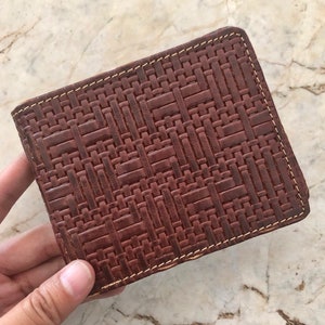 Personalisierte Leder Herren Brieftasche Leder Bifold Brieftasche Leder Benutzerdefinierte Brieftasche Jubiläum Geschenk für ihn, Mann, Freund, Männer, Vater, Vater