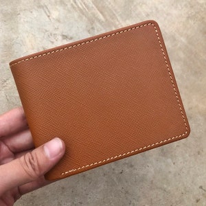 Personalisierte Leder Herren Brieftasche Leder Bifold Brieftasche Leder Benutzerdefinierte Brieftasche Jubiläum Geschenk für ihn, Mann, Freund, Männer, Vater, Vater