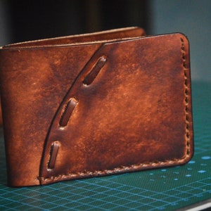 Personalisierte Leder Herren Brieftasche Leder Bifold Brieftasche Leder Benutzerdefinierte Brieftasche Jubiläum Geschenk für ihn, Mann, Freund, Männer, Vater, Vater