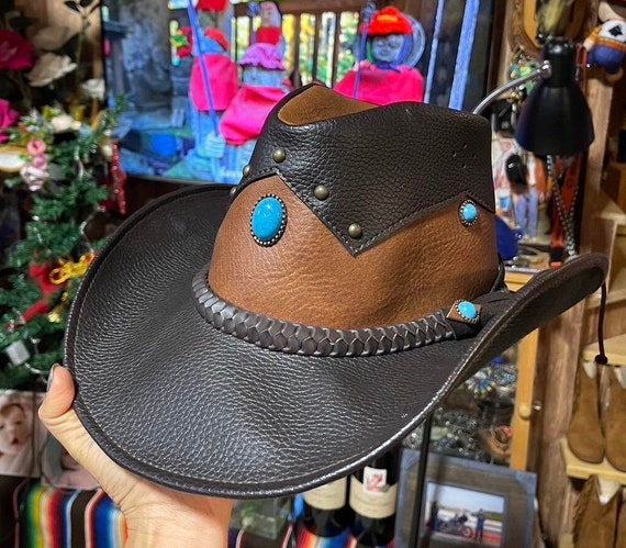 Cattleman Cowboy Hat Foldable Hat Genuine Leather Australian  display picture 3