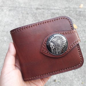 Personalisierte Leder Herren Brieftasche Leder Bifold Brieftasche Leder Benutzerdefinierte Brieftasche Jubiläum Geschenk für ihn, Mann, Freund, Männer, Vater, Vater