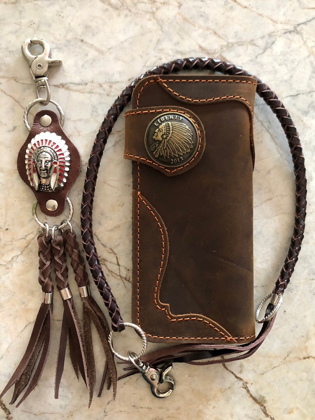 Viceroy Men's Bike Embossed Leather Wallet main image 1