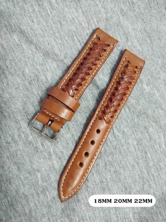 Buy Brown Leather Watch Strap Band Handmade Leather Watch Band