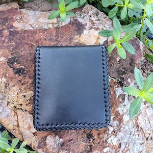 Personalisierte Leder Herren Brieftasche Leder Bifold Brieftasche Leder Benutzerdefinierte Brieftasche Jubiläum Geschenk für ihn, Mann, Freund, Männer, Vater, Vater
