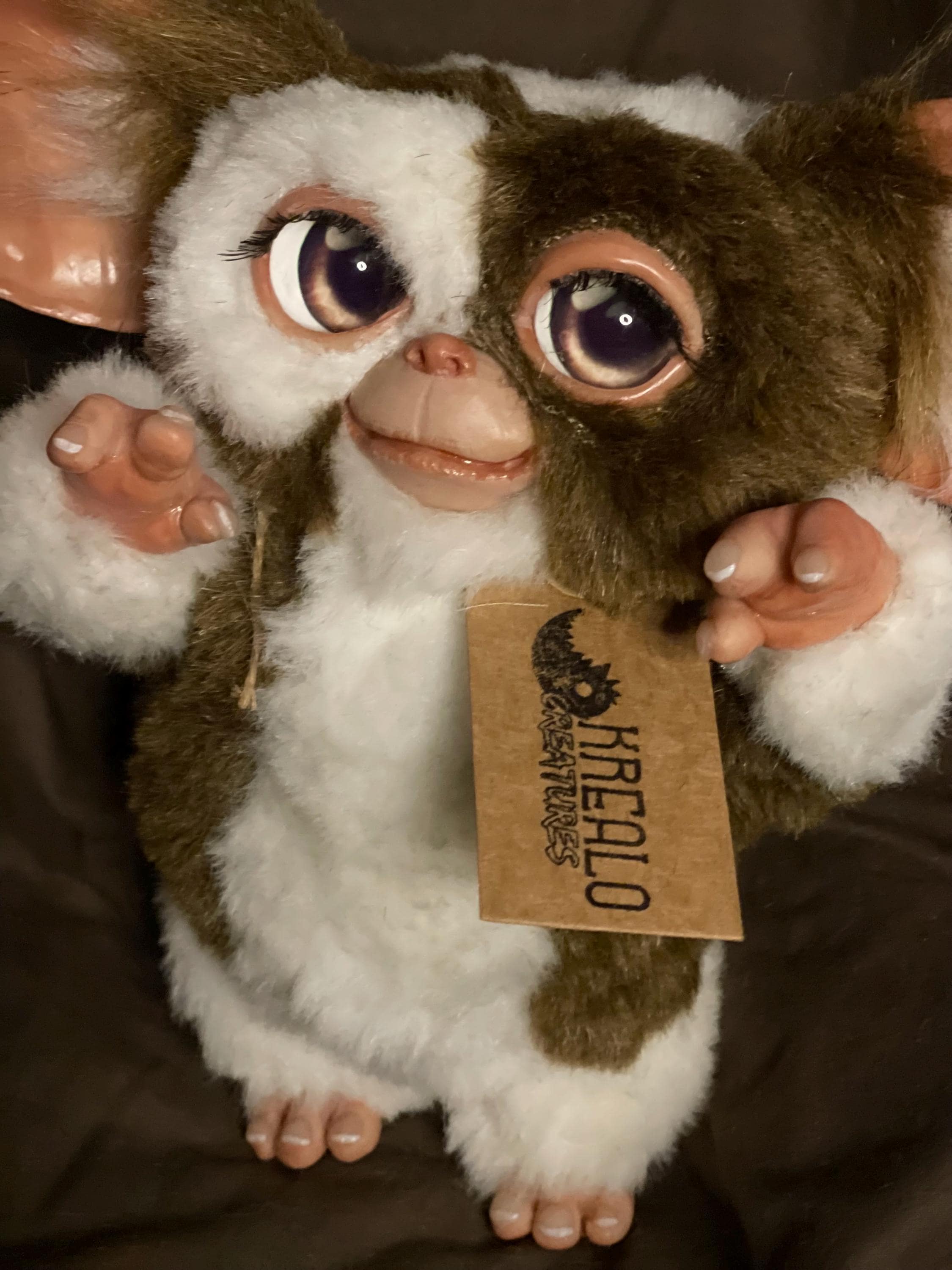 グレムリンにインスパイアされた手作りのギズモ人形（高さ約23 cm / 9