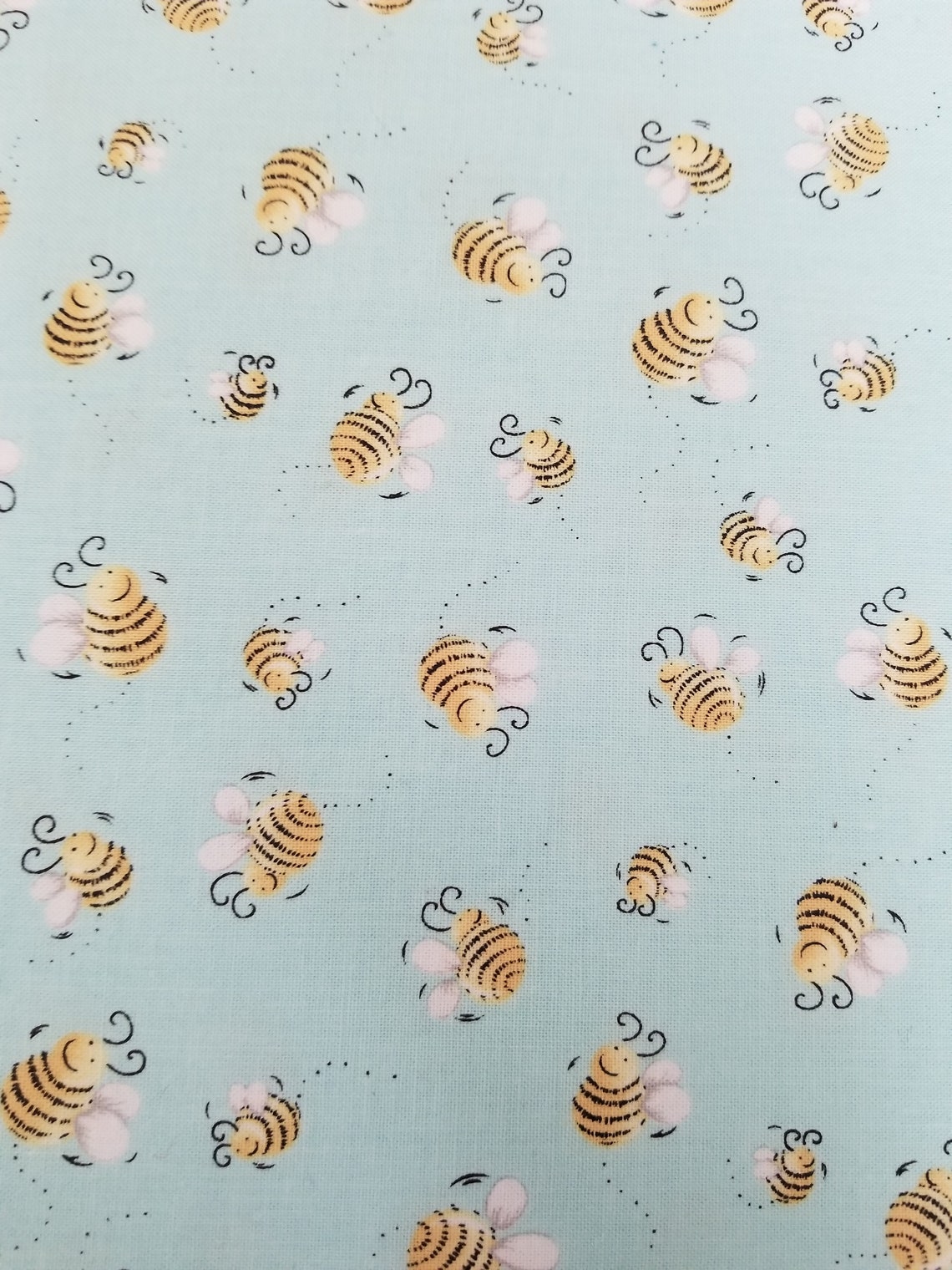 Child Fabric. Susybee quilt fabric Adorable bumblebee bee Etsy