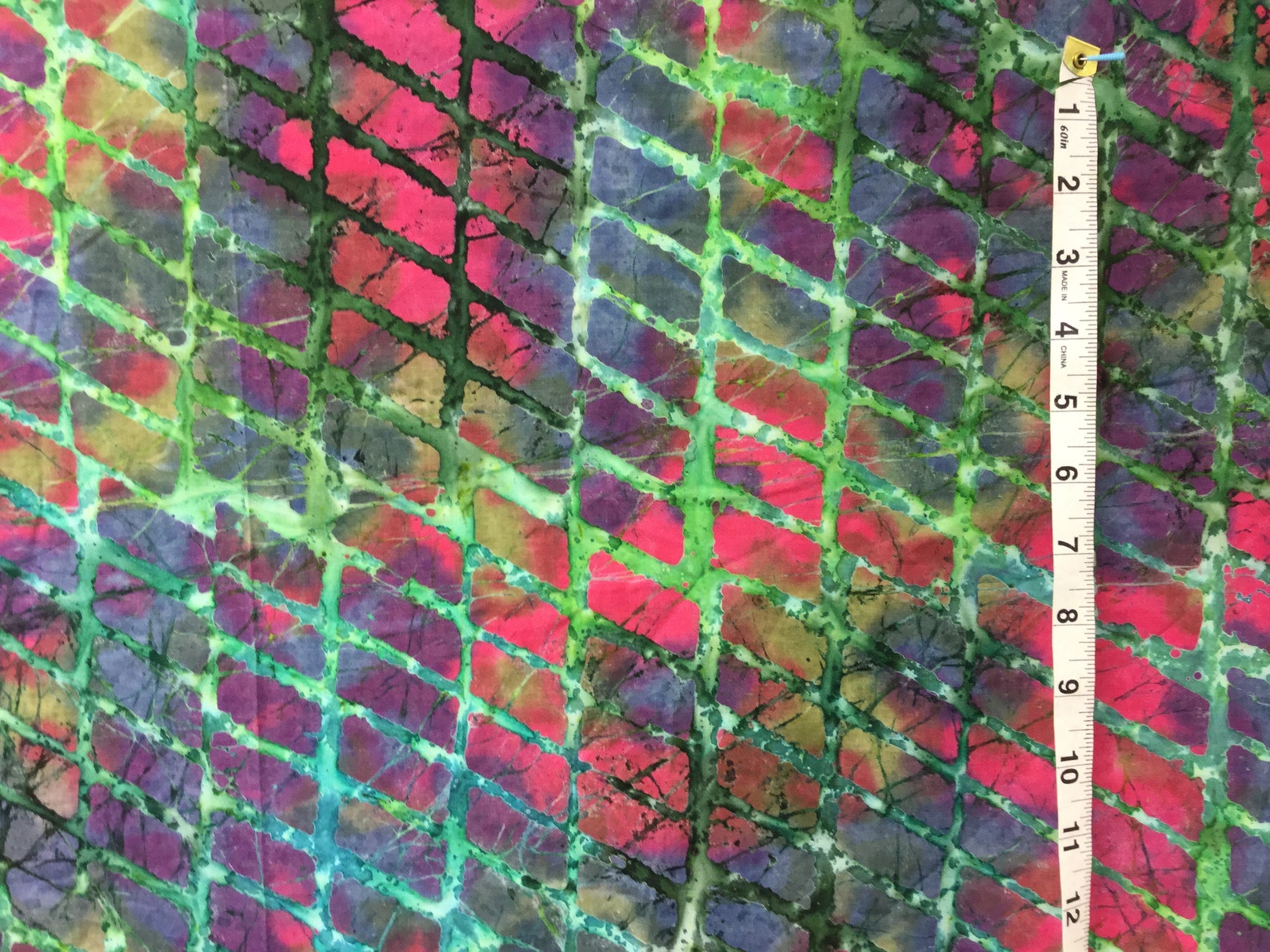 Rich color in jewel tone Batik quilt fabric/Sold by the yard Etsy