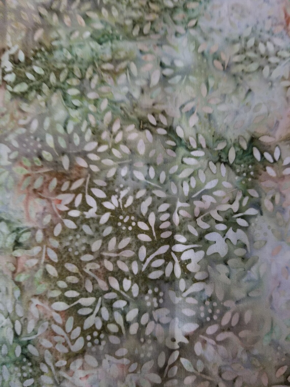 Quilt Fabric Green Batik Fabric Green Fabric Fabric With Etsy