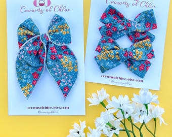 Floral Spring Bows