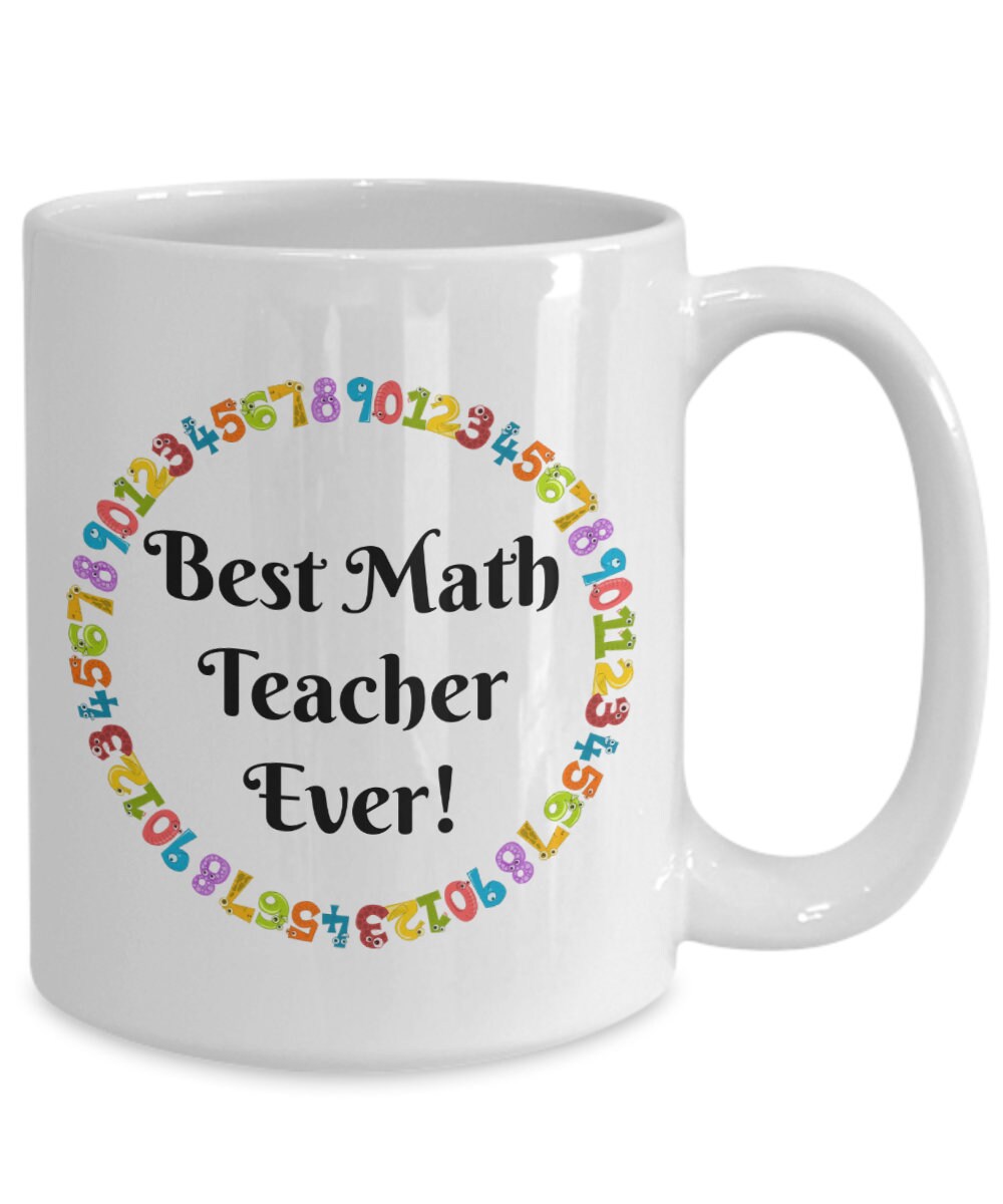 Best Math Teacher Mug Coffee Mug for Math Teacher Teacher Etsy UK